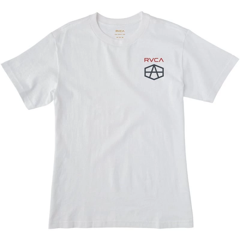 RVCA Andrew Reynold Hex T-shirt White 4 RVCA Andrew Reynold Hex T-shirt White - Afbeelding 2