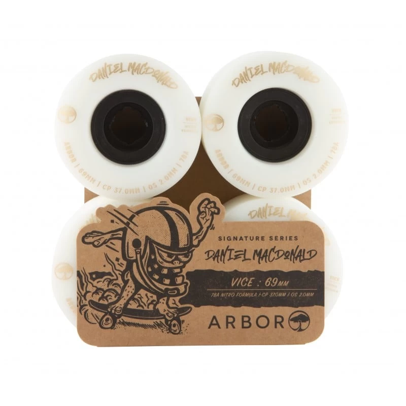 Arbor Vice Daniel Macdonald 69mm Longboard Wielen 10 Arbor Vice Daniel Macdonald 69mm Longboard Wielen - Afbeelding 8