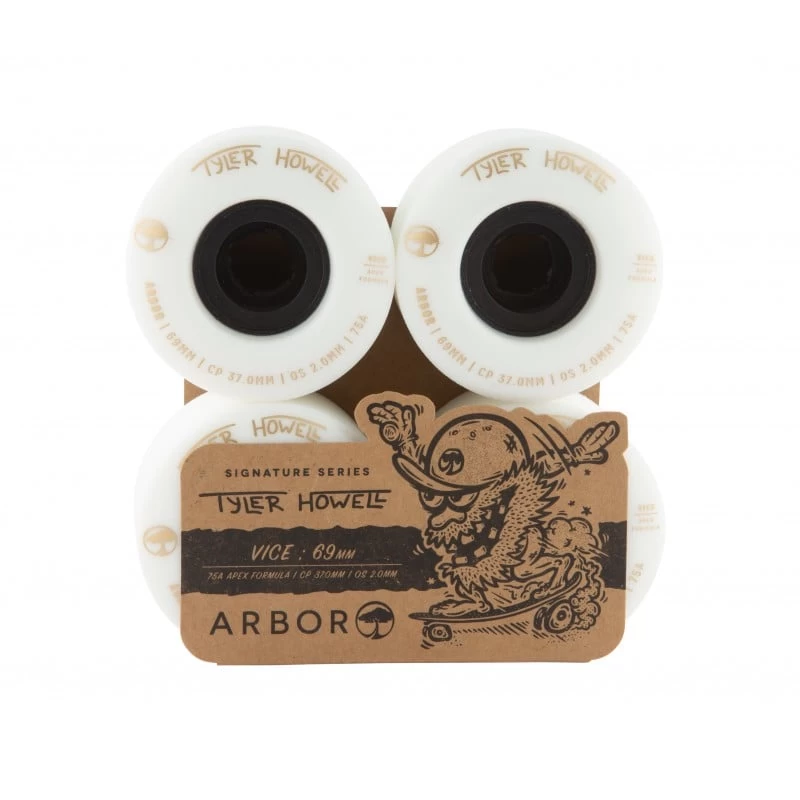 Arbor Vice Tyler Howell 69mm Longboard Wielen 8 Arbor Vice Tyler Howell 69mm Longboard Wielen - Afbeelding 6