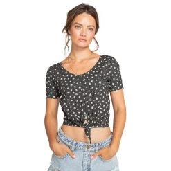 Billabong Girly Knit T-shirt -Skateboard Shop billabong girly knit t shirt 4