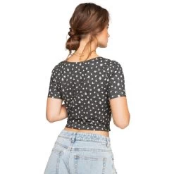 Billabong Girly Knit T-shirt -Skateboard Shop billabong girly knit t shirt 6