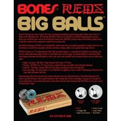 Bones Big Balls Reds Lagers -Skateboard Shop bones big balls reds lagers 2