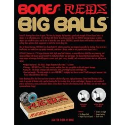 Bones Big Balls Reds Lagers -Skateboard Shop bones big balls reds lagers 5