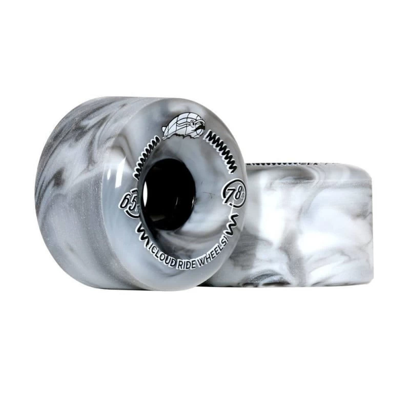 Cloud Ride! Cruiser Marble Zwart And White 65mm Wielen 6 Cloud Ride! Cruiser Marble Zwart And White 65mm Wielen - Afbeelding 4
