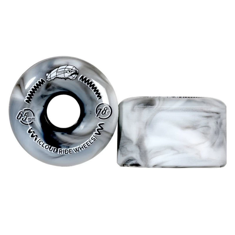 Cloud Ride! Cruiser Marble Zwart And White 65mm Wielen 3 Cloud Ride! Cruiser Marble Zwart And White 65mm Wielen