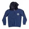 DC SHOES DC Rebel Half Zip Kids Hoodie Soda Lite Blue -Skateboard Shop dc rebel half zip kids hoodie soda lite blue