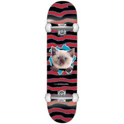 Enjoi Kitten Ripper Youth FP Zwart/Red 7.375" Skateboard Complete