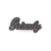 Grizzly Script Pin Black -Skateboard Shop grizzly script pin black
