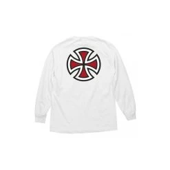 Independent Bar Cross Kids Longsleeve White -Skateboard Shop independent bar cross kids longsleeve white 3