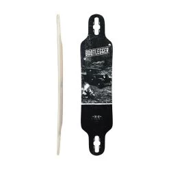 Moonshine Bootlegger Zwart/White Longboard Deck -Skateboard Shop moonshine bootlegger black white longboard deck 5