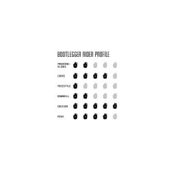 Moonshine Bootlegger Zwart/White Longboard Deck -Skateboard Shop moonshine bootlegger black white longboard deck 8