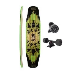 Moonshine Elixir Zwart/Green - Longboard Complete -Skateboard Shop moonshine elixir black green longboard complete 3