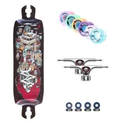 Pantheon Nexus FG Ruins Graphic Seismic 36.25" - Longboard Complete 11 Pantheon Nexus FG Ruins Graphic Seismic 36.25" - Longboard Complete -Skateboard Shop pantheon nexus fg ruins graphic seismic 3625 longboard complete 3