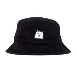 RIPNDIP Lord Nermal Bucket Hat Black -Skateboard Shop ripndip lord nermal bucket hat black 2
