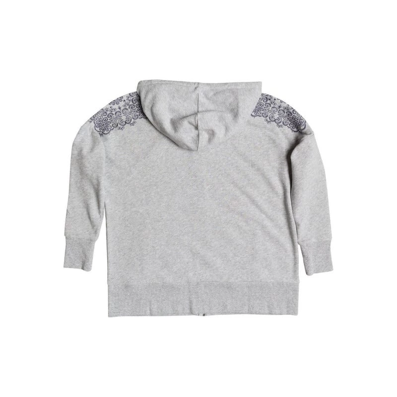 Roxy Adventure Way Zip Hoodie Heather Grey 11 Roxy Adventure Way Zip Hoodie Heather Grey - Afbeelding 9
