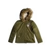 Roxy Feel The Sun Military Hooded Kids Parka Olive -Skateboard Shop roxy feel the sun military hooded kids parka olive