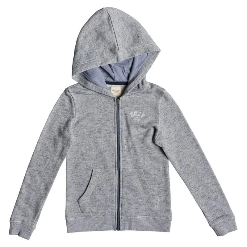 Roxy Mi Bicicleta B Kids Zip Hoodie Dress Blue Heather 6 Roxy Mi Bicicleta B Kids Zip Hoodie Dress Blue Heather - Afbeelding 4