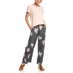 Roxy Midnight Avenue Wide Leg Viscose Pants -Skateboard Shop roxy midnight avenue wide leg viscose pants 5