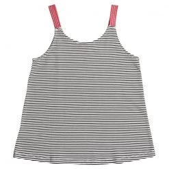 Roxy Surfing Spirit Bird Kids Tank Top Anthracite Cosy Stripes -Skateboard Shop roxy surfing spirit bird tank top anthracite cosy stripes 3