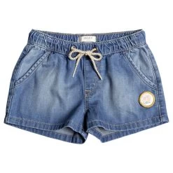 Roxy Timeless Denim Kids Shorts -Skateboard Shop roxy timeless denim kids shorts 2