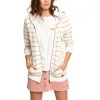 Roxy Trippin Stripes Women's Zip Hoodie Mauvewood Mom Tea -Skateboard Shop roxy trippin stripes women s zip hoodie mauvewood mom tea