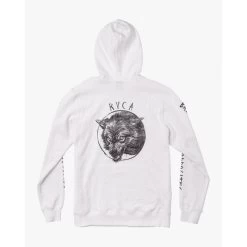 RVCA Anp Pack Hoodie Antique White -Skateboard Shop rvca anp pack hoodie antique white 3