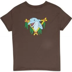 RVCA Dolphin Club T-Shirt Greyskull -Skateboard Shop rvca dolphin club t shirt greyskull 2