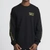 RVCA INT Haze Crew Black -Skateboard Shop rvca int haze crew black