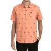 RVCA Mowgli Shirt Terracota -Skateboard Shop rvca mowgli shirt terracota