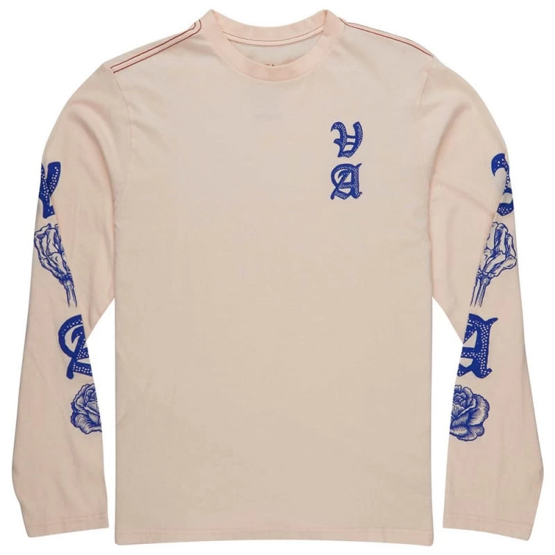 RVCA Rose Push Longsleeve Rosewater 4 RVCA Rose Push Longsleeve Rosewater - Afbeelding 2