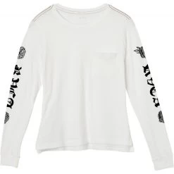 RVCA Rose & Roses Longsleeve Vintage White