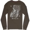 RVCA Womens Day Longsleeve Greyskull