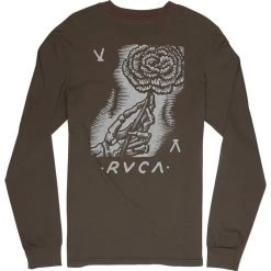 RVCA Womens Day Longsleeve Greyskull -Skateboard Shop rvca womans day longsleeve greyskull 2
