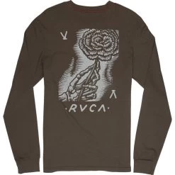 RVCA Womens Day Longsleeve Greyskull