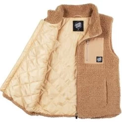 Santa Cruz Teddy Women Vest Tan -Skateboard Shop santa cruz teddy women vest tan 4