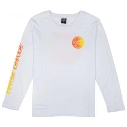 Santa Cruz Womens MFG Fade Longsleeve White -Skateboard Shop santa cruz womens mfg fade longsleeve white 3