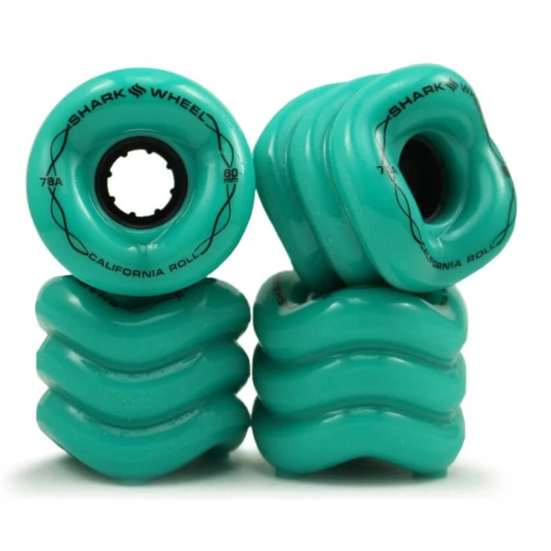 Sharkwheels California Roll 60mm Wielen 3 Sharkwheels California Roll 60mm Wielen