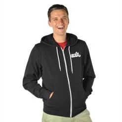 Sick Zip Hoodie Black -Skateboard Shop sick zip hoodie black 3