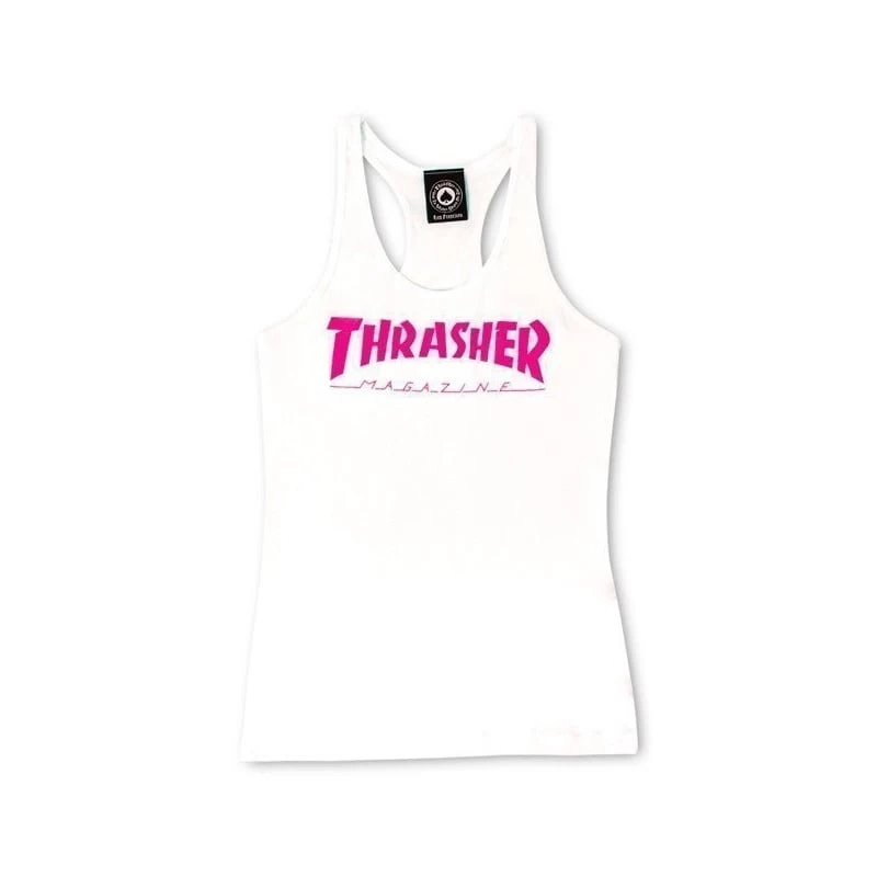 Thrasher Magazine Logo Racerback Tank Top 4 Thrasher Magazine Logo Racerback Tank Top - Afbeelding 2