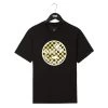 Vans Dual Palm Logo Fill Kids T-Shirt Black/Sulphur -Skateboard Shop vans dual palm logo fill kids t shirt blacksulphur