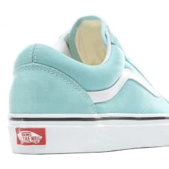 Vans Old Skool Aqua Haze/True White -Skateboard Shop vans old skool aqua hazetrue white 11
