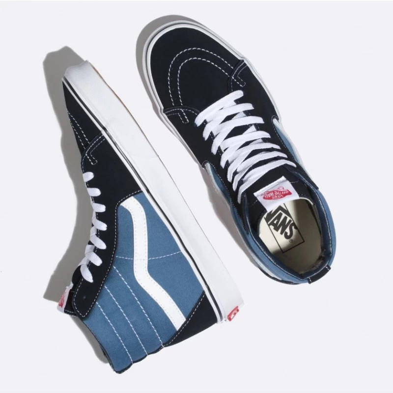 Vans Sk8-Hi Navy/White Schoenen 5 Vans Sk8-Hi Navy/White Schoenen - Afbeelding 3