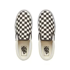 Vans Slip-On Platform Zwart&White Checkerboard Schoenen -Skateboard Shop vans slip on platform blackwhite checkerboard schoenen 10