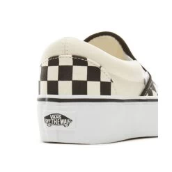 Vans Slip-On Platform Zwart&White Checkerboard Schoenen -Skateboard Shop vans slip on platform blackwhite checkerboard schoenen 3