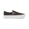 Vans Slip-On Platform Zwart/White Schoenen -Skateboard Shop vans slip on platform blackwhite schoenen