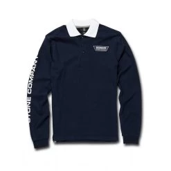 Volcom Belmont Kids Longsleeve Polo Navy