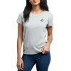 Volcom Easy Babe Rad 2 Women T-Shirt Heather Grey -Skateboard Shop volcom easy babe rad 2 women t shirt heather grey