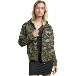 Volcom Frochickie Jacket Dark Camo -Skateboard Shop volcom frochickie jacket dark camo 2