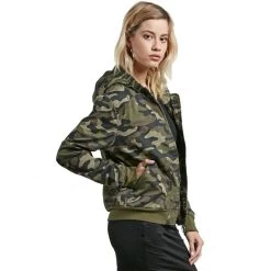 Volcom Frochickie Jacket Dark Camo -Skateboard Shop volcom frochickie jacket dark camo 9
