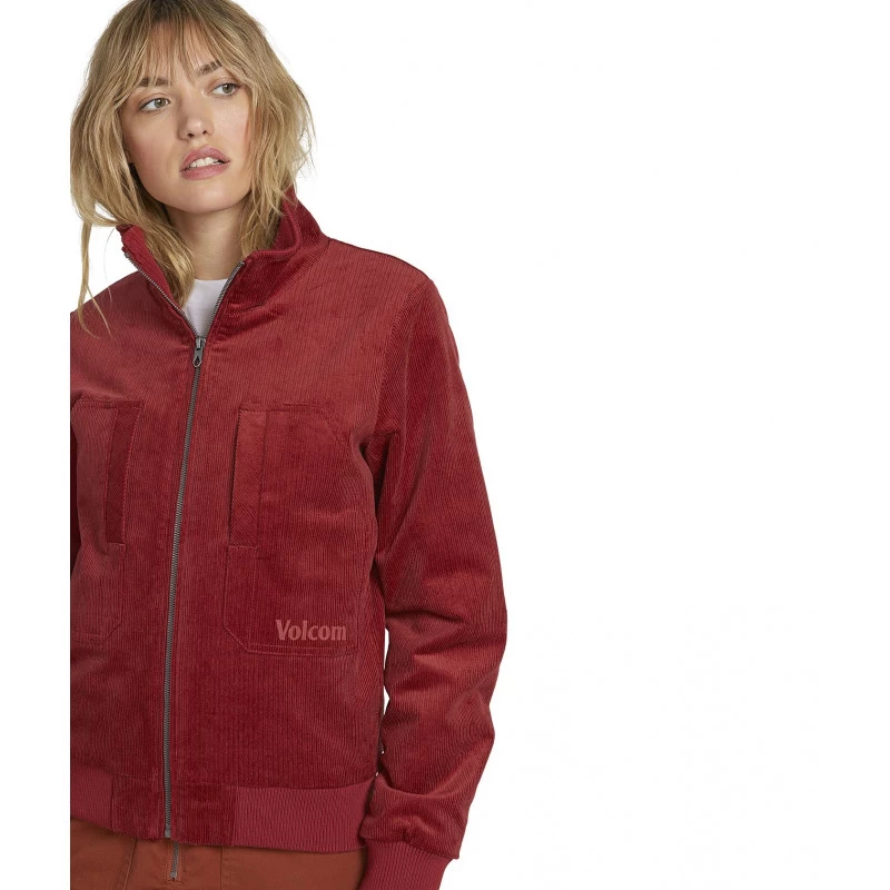 Volcom Oh My Cord Teddy Jacket Auburn 8 Volcom Oh My Cord Teddy Jacket Auburn - Afbeelding 6